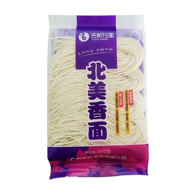吉新北美香面餐饮批发配送外卖专用半干面食劲道手工鲜面条生湿面图5