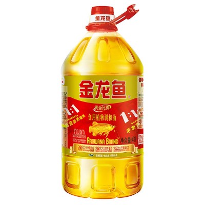 金龙鱼1:1:1黄金比例食用植物调和油4L 家用商用批发团购赠礼佳品图2