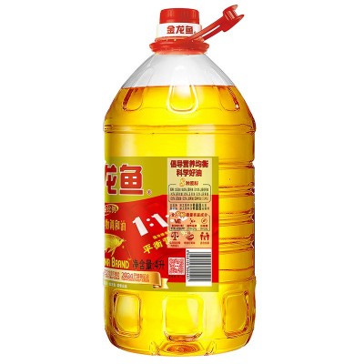 金龙鱼1:1:1黄金比例食用植物调和油4L 家用商用批发团购赠礼佳品图4