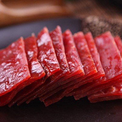 靖江猪肉脯蜜汁香辣零食肉类休闲食品200g整箱特价批发一件代发图4