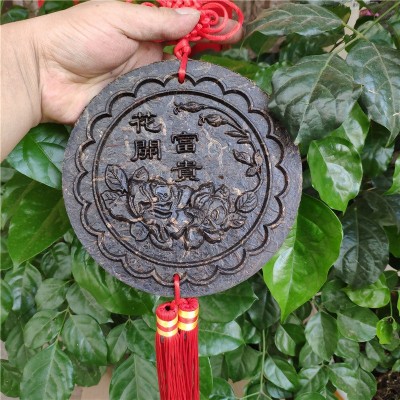 福字茶中国结礼普洱茶 250克茶雕挂件礼盒装生茶生日工艺礼品茶雕图4