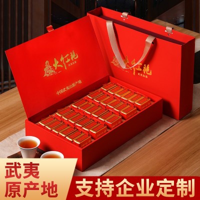 武夷山岩茶大红袍茶叶礼盒装送礼礼品肉桂岩茶乌龙茶特级红茶批发