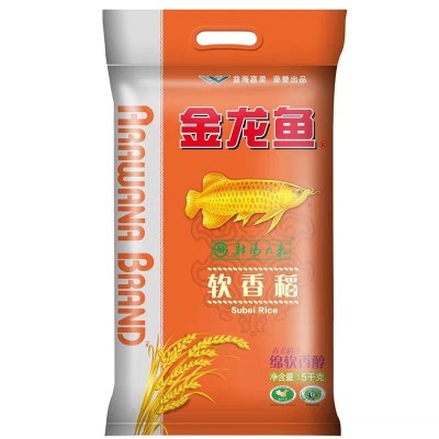 金龙鱼 苏北大米 5kg 南方米 软香稻大米 大米 十斤