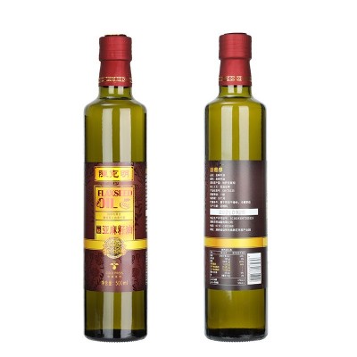 陈克明食用油500ml*2瓶包装压榨一级亚麻籽油胡麻油代发批发图5