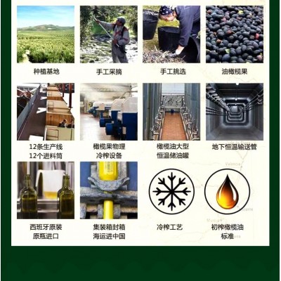 陈克明食用油500ml*2瓶包装压榨一级亚麻籽油胡麻油代发批发图4