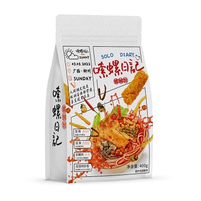螺生门螺蛳粉400g*1包嗦螺日记响铃卷螺蛳粉 2包起批图5