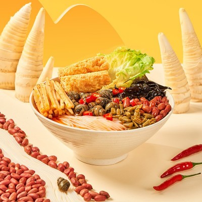 螺生门螺蛳粉400g*1包嗦螺日记响铃卷螺蛳粉 2包起批图3