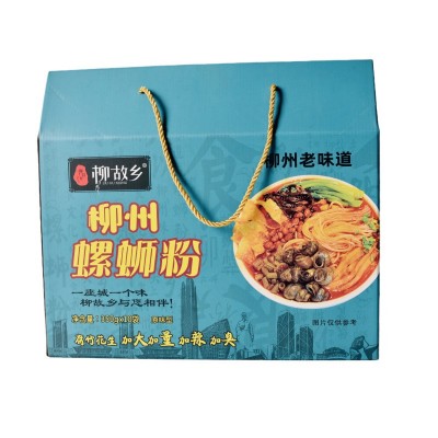 柳故乡螺蛳粉礼盒装 350g*10袋 广西柳州正宗螺丝粉 非酸辣粉包邮 2箱起批图4