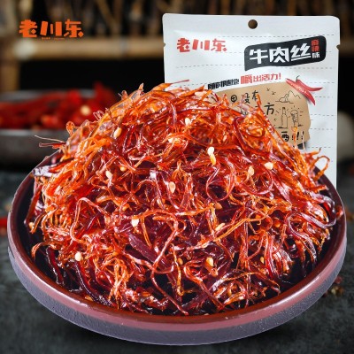 四川老川东灯影100g牛肉丝麻辣四川特产休闲零食代发灯影 牛肉丝图2