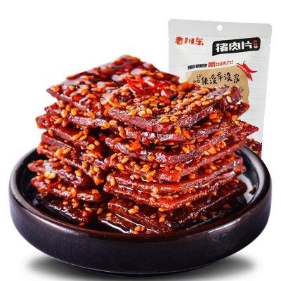 老川东麻辣味猪肉脯 休闲食品零食 猪肉干独立小包装100g 一件代发图5