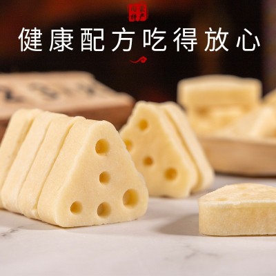 内蒙古特产三角酪牧之父厂家直供快手抖音百度平台儿童零食干酪图2