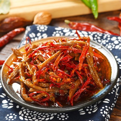 自贡香辣冷吃牛肉128g袋四川特产美食小吃卤味零食即食麻辣牛肉干图2