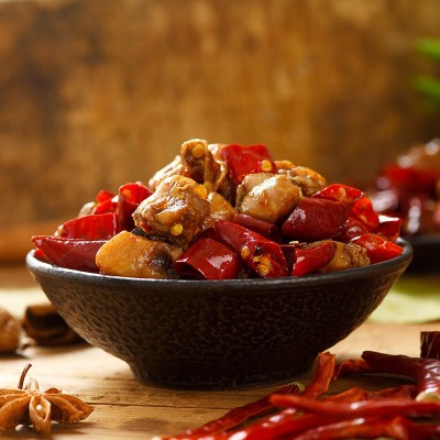 批发四川特产香辣兔丁熟食即食自贡冷吃兔 麻辣味 兔肉干小吃代发图4