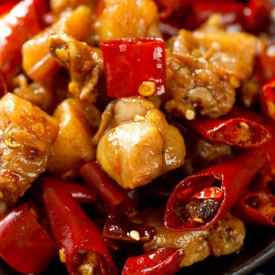 批发四川特产香辣兔丁熟食即食自贡冷吃兔 麻辣味 兔肉干小吃代发图3