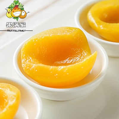 【果满家】新鲜糖水黄桃罐头425g/瓶装水果罐头源头厂家支持冠名图2