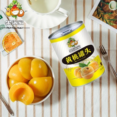【果满家】新鲜糖水黄桃罐头425g/瓶装水果罐头源头厂家支持冠名图3