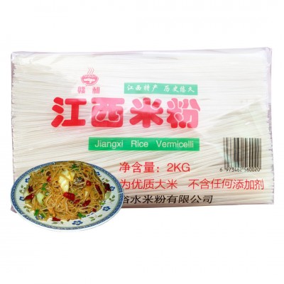 江西米粉4斤过桥米线湖南米粉南昌拌粉炒粉牛肉汤粉米粉干 2袋起批图5
