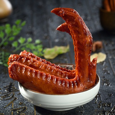 【140g鸭翅】南京特产夫子庙鸭肉小吃酱香香辣鸭翅即食 2件起批图3