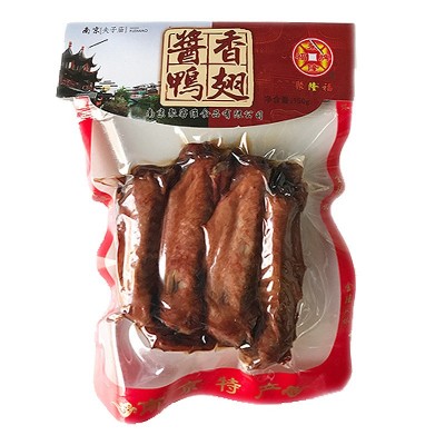 【140g鸭翅】南京特产夫子庙鸭肉小吃酱香香辣鸭翅即食 2件起批图5