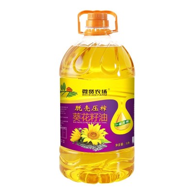东北特产葵花籽油一级物理压榨食用油纯正葵花油5L包邮图5
