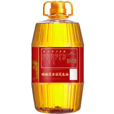 胡姬花古法土榨风味花生油5L 一件代发 食用批发花生粮油图3