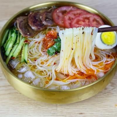 东北美食朝族风味冷面家庭装大冷面真空包装390g延边冷面厂家批发图3