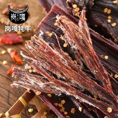 岗嘎牦牛网红零食风干牛肉干手撕风干牛肉麻辣肉类零食批发食品图4