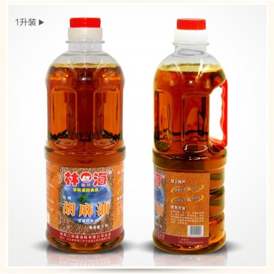 【大量批发】塞外林海牌传统压榨亚麻籽油 1L图2
