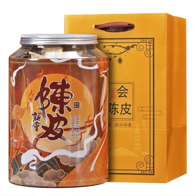 新会陈皮干仓10年老陈皮茶枝柑大红柑煲汤泡茶泡水250g一件代发图5