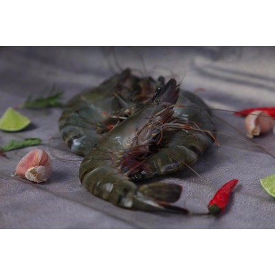 冷冻对虾 （黑虎虾 草虾）原装一件10盒 10条一盒 10件起发货图2