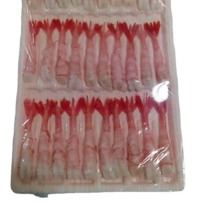 30尾/板 去头甜虾北极虾即食刺身虾寿司虾口感甜糯甜虾尾新鲜图4