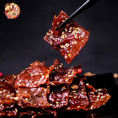 蓬江麻辣牛肉脯 重庆黔江特产牛肉干网 红休闲零食追剧小吃 牛肉片图2