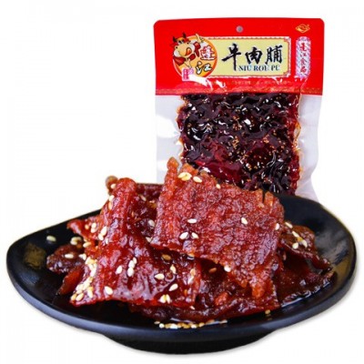 蓬江麻辣牛肉脯 重庆黔江特产牛肉干网 红休闲零食追剧小吃 牛肉片图5
