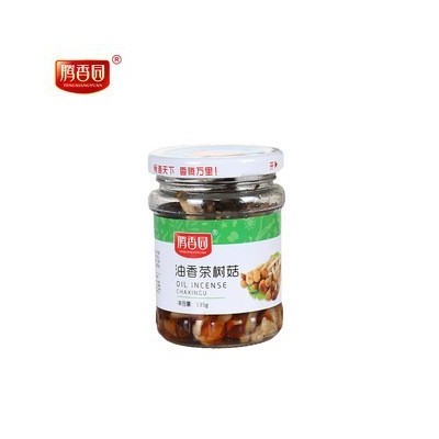 腾香园厂家供应135gx12瓶茶树菇香辣金针菇175x12瓶下饭菜 组合装图5