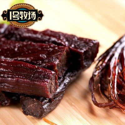 （厂货通）一号牧场内蒙古特产风干牛肉散装250g牛肉食品厂家批发图3