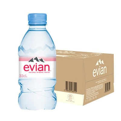 Evian依云法国天然矿泉水330ml*24瓶整箱装原装天然进口矿泉水图5