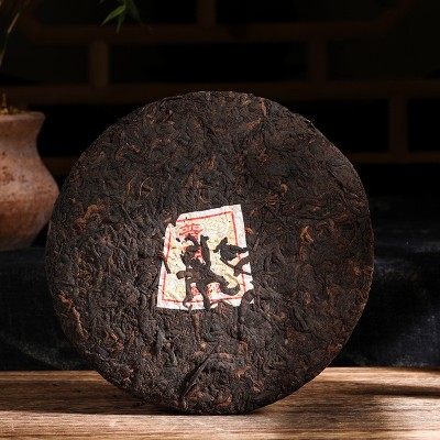 云南茶叶 产地批发普洱茶 2008年陈韵纯料普洱茶饼 357克普洱熟茶图3