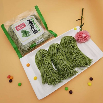 食尚烩半干面鲜湿面菠菜面速食袋装方便面条主食菠菜面条一件代发图2