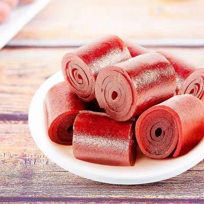 宏祥京卷零食蜜饯承德特产销优异良心食品20斤散装山楂卷图2