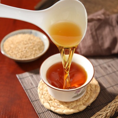 【工厂直供】黑白纯芝麻油香油调味凉拌用火锅香油香味浓郁食用油图3
