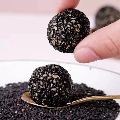 黑芝麻丸颗粒包装即食手工颗粒小包装图2