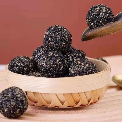 黑芝麻丸颗粒包装即食手工颗粒小包装图3