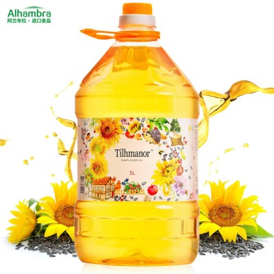 蒂勒庄园乌克兰进口食用油葵花籽油食用油5L批发植物油压榨葵花油