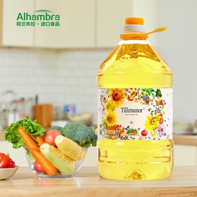蒂勒庄园乌克兰进口食用油葵花籽油食用油5L批发植物油压榨葵花油图4