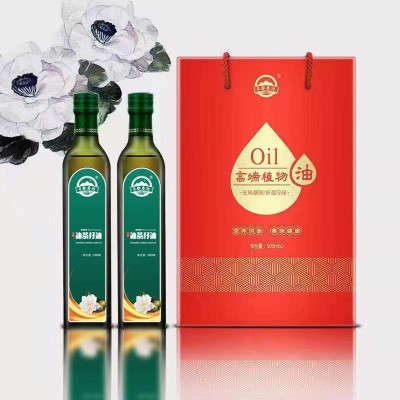 厂家直供冷榨亚麻籽油500ml食用植物调和胡麻油公司礼品食用油图2
