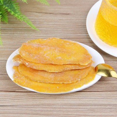 芒果干厚切大片水果干果散装500g 批发蜜饯酸甜口味零食芒果干图2