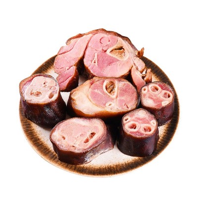 厂家批发四川特产腊肉腊猪脚500g农家自制咸肉前猪腿烟熏腊猪蹄子图5
