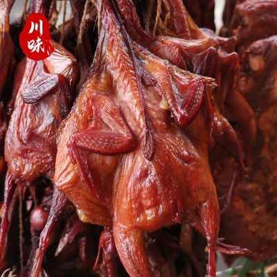 四川烟熏鹌鹑 农家柴火熏制腊肉川味腊鹌鹑年货 厂家批发一件代发图2