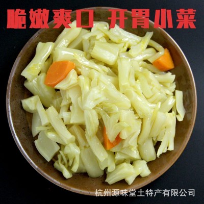 其门堂开味花菜梗腌制泡菜下饭菜凉菜台州酒店冷盘即食妈妈菜500g