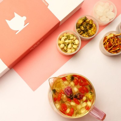 玫瑰茉莉茶丽颜小罐女神茶花草组合茶菊花枸杞养生代用茶厂家直供图5